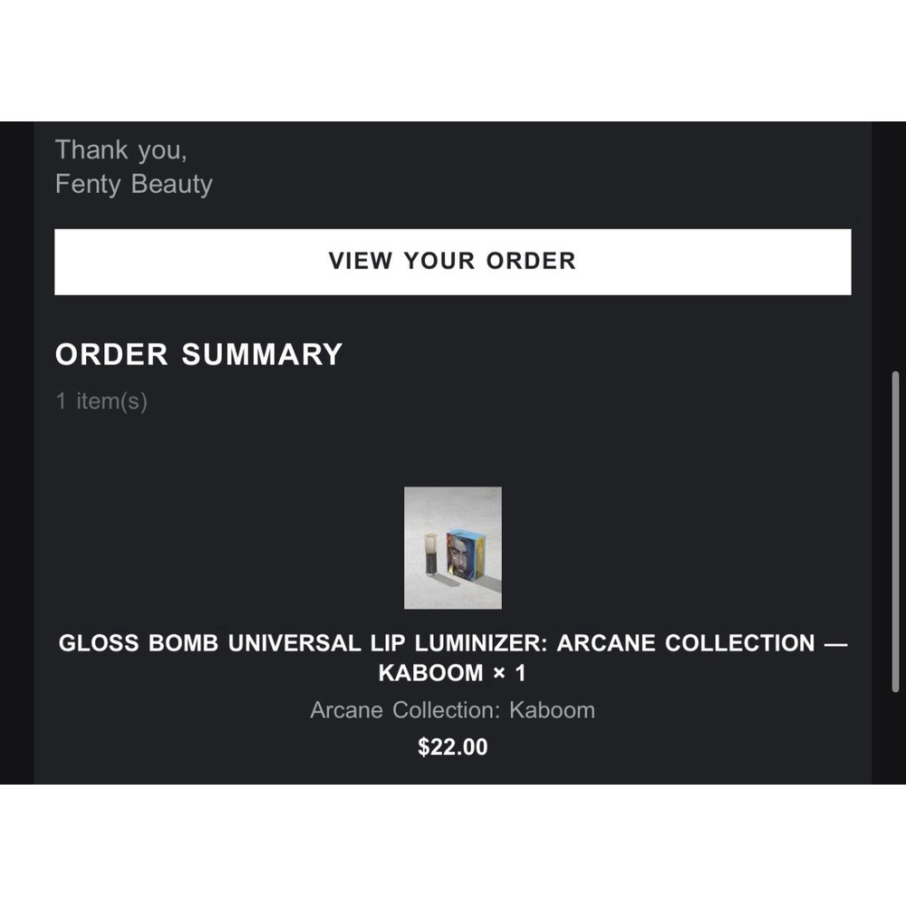IN HAND FENTY BEAUTY GLOSS BOMB LIP LUMINIZER Kaboom ARCANE COLLECTION ❤️✅ - Picture 6 of 10
